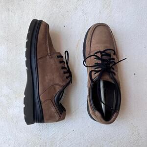 Leather Nubuck Hiking Shoes Men USA Made Outdoor Trail Boots Durable Earth Sz 12